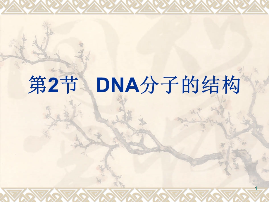 DNA分子的结构课件.ppt_第1页