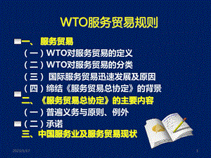 WTO服务贸易规则课件.ppt