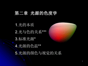 光源的色度学课件.ppt