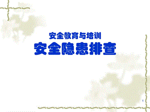 《安全隐患排查》课件.ppt