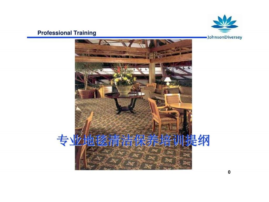 专业地毯清洁保养培训提纲课件.ppt_第1页