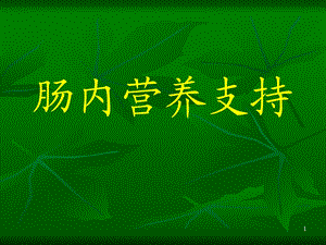 肠内营养支持护理 课件.ppt