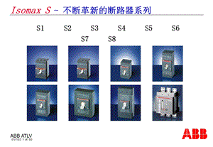 ABB Isomax塑壳断路器说明书课件.ppt