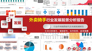 外卖骑手行业发展前景分析报告课件.pptx