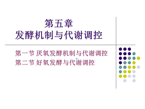 发第五章发酵机制与代谢调控课件.ppt