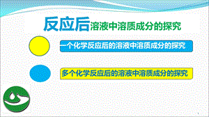 反应后溶液中溶质成分的探究课件.ppt