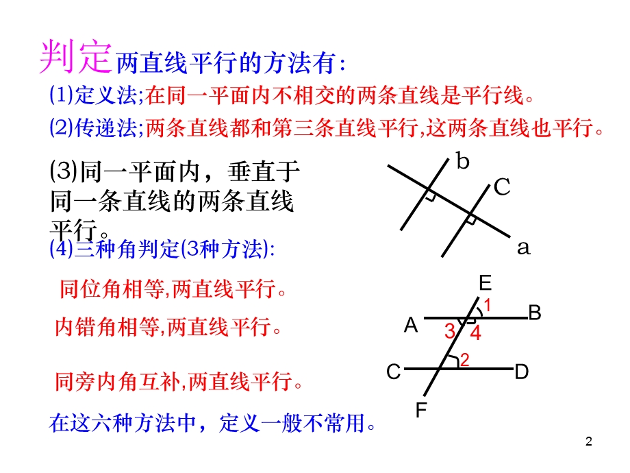 平行线的判定与性质综合运用(习题课)课件.ppt_第2页