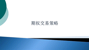 期权及其交易策略课件.ppt