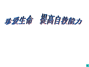 珍爱生命主题班会课件.ppt