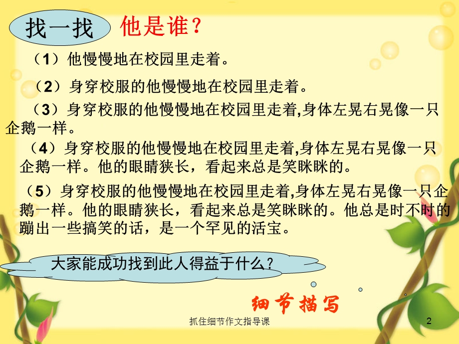 抓住细节作文指导课课件.ppt_第2页