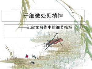 抓住细节作文指导课课件.ppt