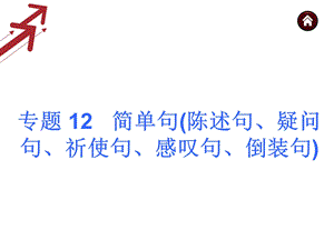 简单句(陈述句、疑问句、祈使句、感叹句、倒装句)课件.ppt