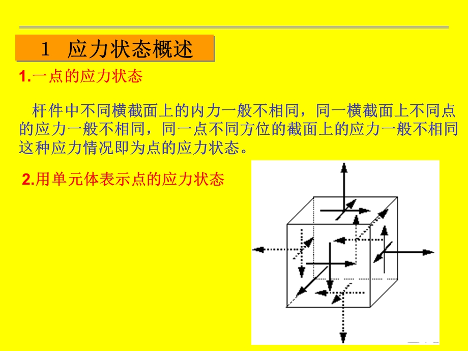 第八章应力状态分析和强度理论材料力学课件.ppt_第2页