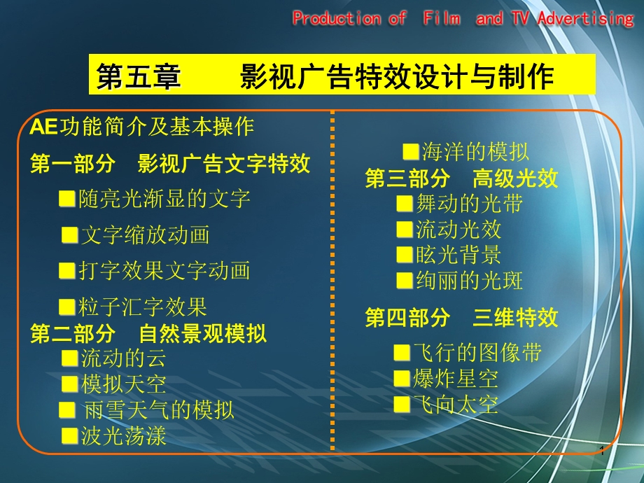 第五章影视广告特效设计及制作课件.ppt_第1页