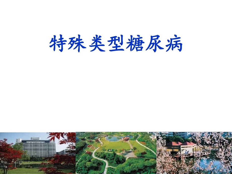 特殊类型糖尿病课件.ppt_第1页