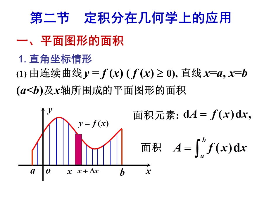 第6章定积分的应用第二节文档资料课件.ppt_第1页