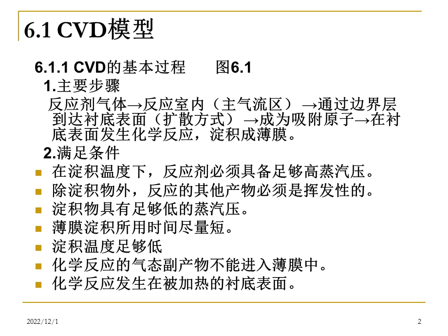 第6章CVD化学气相淀积课件.ppt_第2页