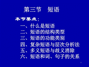 现代汉语短语PPT教学课件.ppt