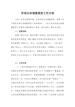 市场主体增量提质工作方案.docx