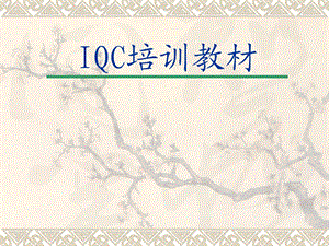 IQC上岗培训教材课件.ppt