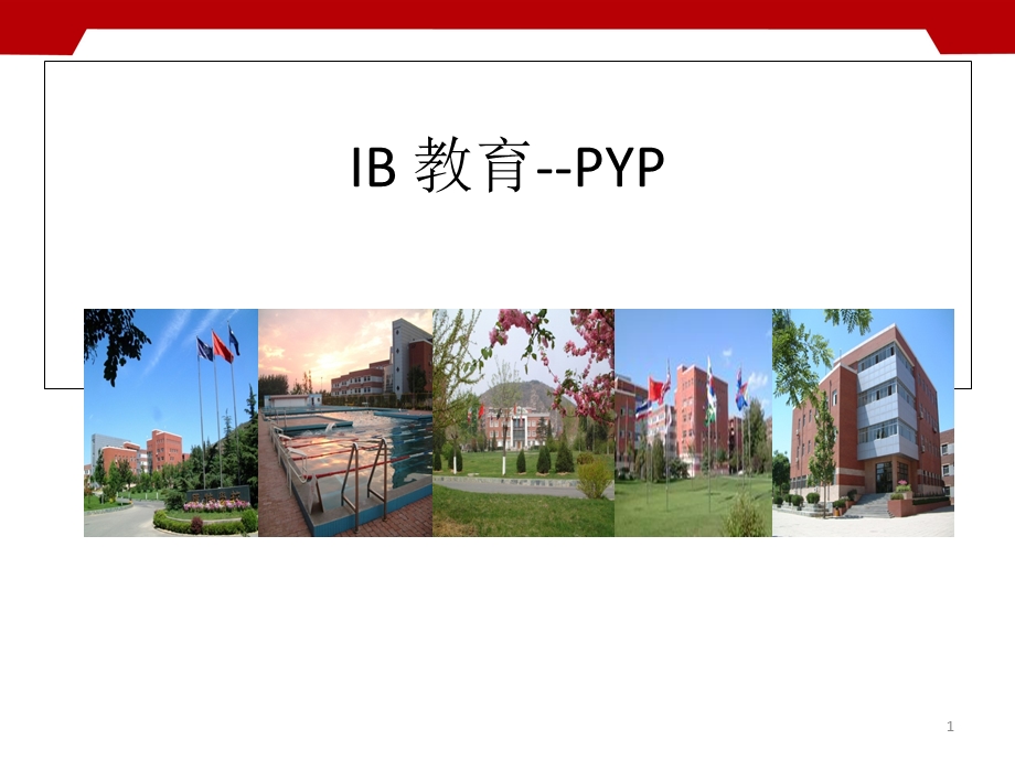 IB教育中的PYP介绍教学课件.ppt_第1页