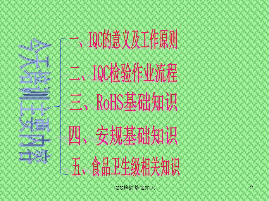 IQC来料检验基础知识课件.ppt_第2页