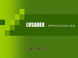 LUSADEX制作使用技巧集锦课件.ppt