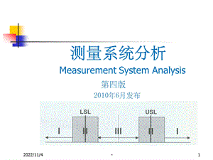 MSA测量系统分析(第四版)课件.ppt