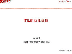 ITIL的商业价值介绍(-21张)课件.ppt