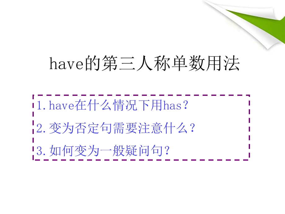 have-的第三人称单数用法-课件.ppt_第2页