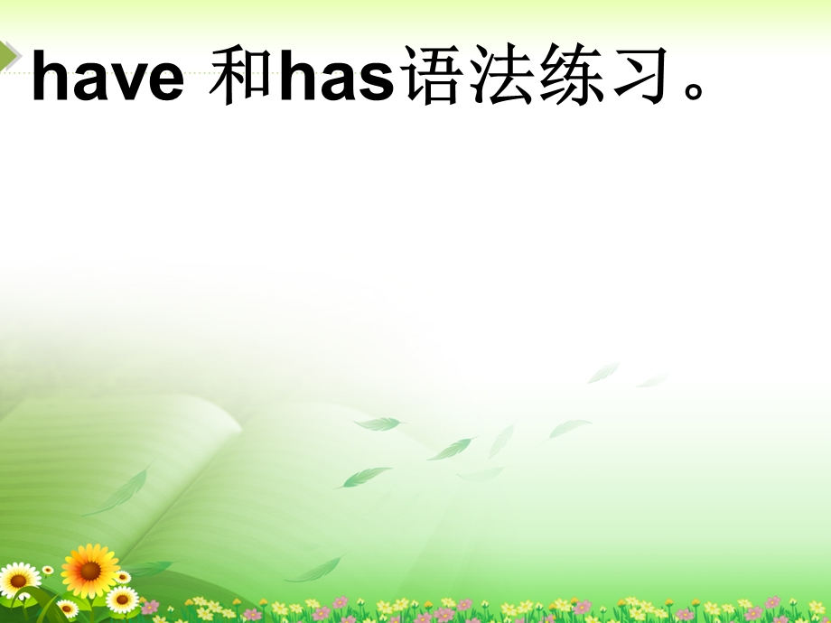 have和has的用法讲解及练习课件.ppt_第1页