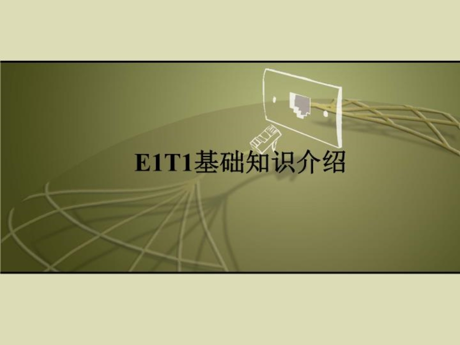 E1T1基础知识介绍课件.ppt_第1页