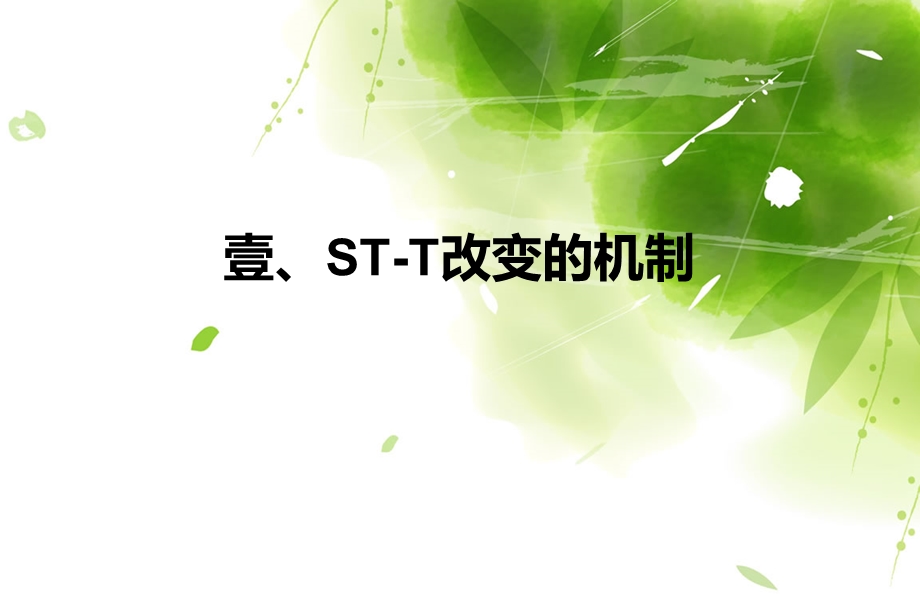 ST T改变的机制分类与临床意义课件.ppt_第3页