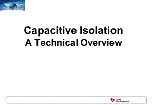 TI 电容隔离技术详解课件.ppt