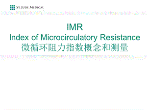 IMR概念和测量[1]解读课件.ppt