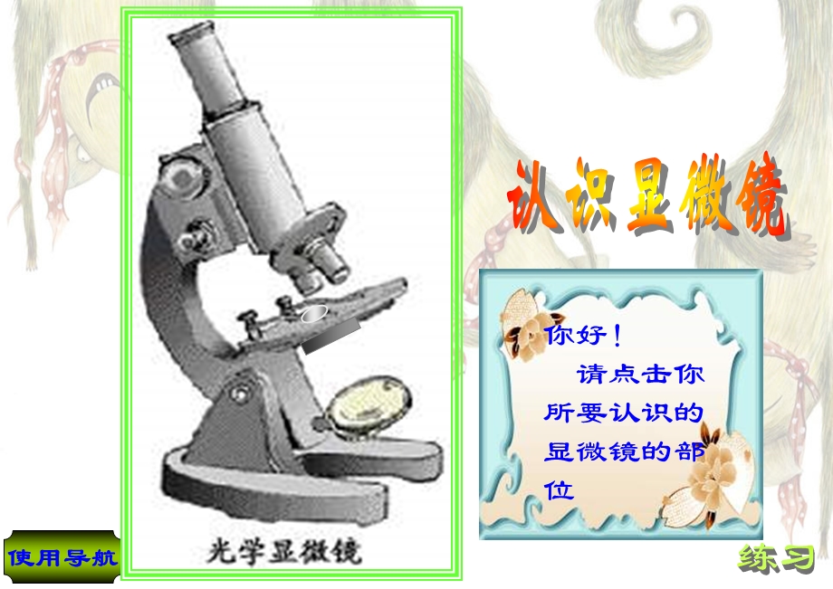 七年级生物课件显微镜的结构与使用.ppt_第3页