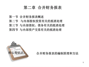 高级财务会计第二章合并财务报表课件.ppt