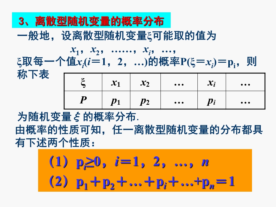 高二数学选修23离散型随机变量的均值（公开课用）ppt课件.ppt_第3页