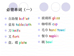 酒店餐饮英语培训课件.ppt