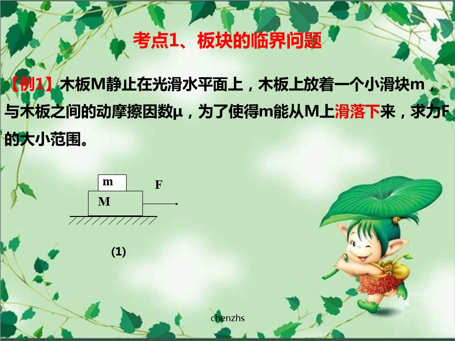 《滑块与木板问题》课件2.ppt_第2页