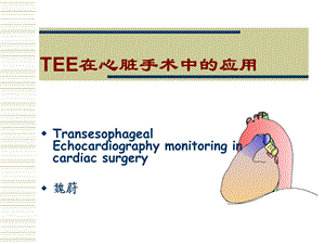 TEE在心脏手术中的应用1课件.ppt