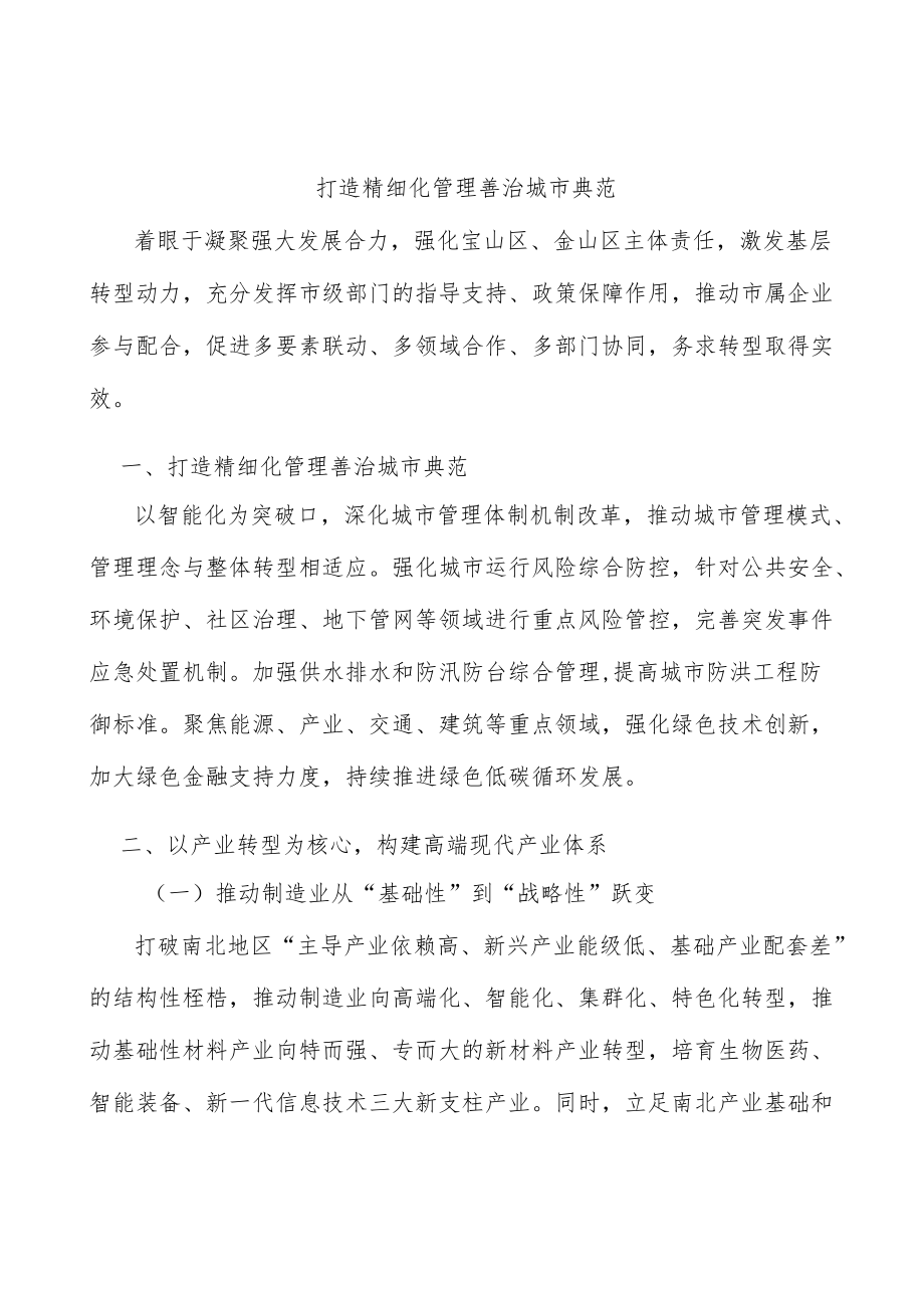 打造精细化管理善治城市典范.docx_第1页