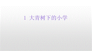 《大青树下的小学》课件(共30张).ppt