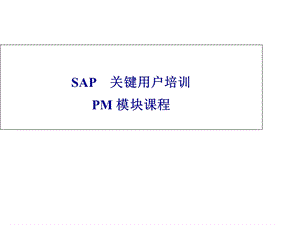 SAP关键用户培训教材(-105张)课件.ppt