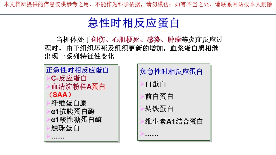 SAA联合CRP的临床诊疗意义培训课件.ppt_第1页