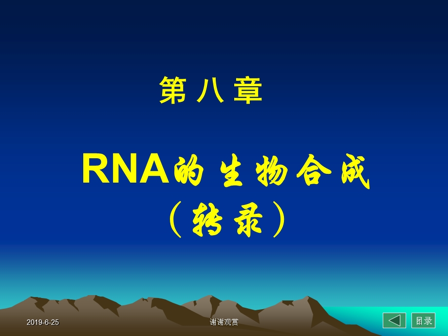 RNA的生物合成x课件.pptx_第1页