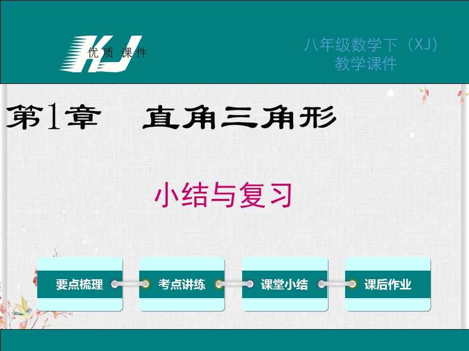 湘教版八年级数学下册课件-小结与复习.ppt_第1页