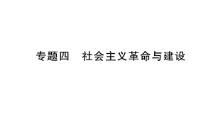 九年级下册历史专题四社会主义革命与建设课件.ppt