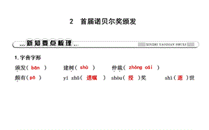 人教部编版八年级语文上册首届诺贝尔奖颁发课件.ppt