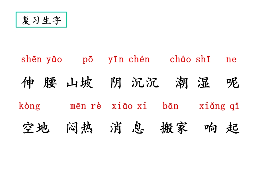 人教版(部编版)一年级语文下册《要下雨了》课件(第二课时).ppt_第2页